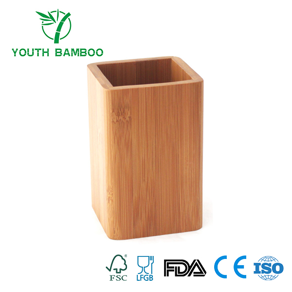 Bamboo Pen Holder 