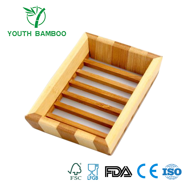 Bamboo Soap Dish Storage Holder