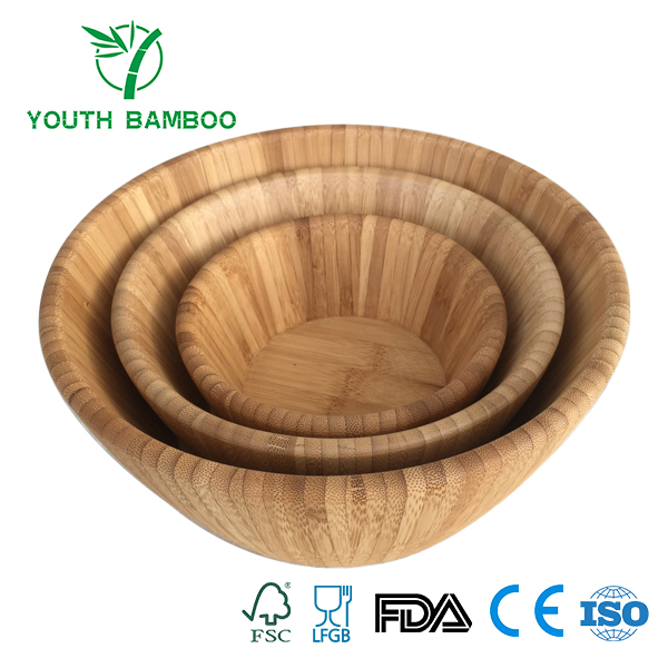 Bamboo Salad Bowl Set
